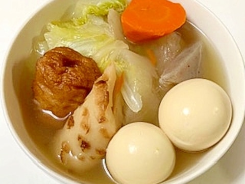 白菜入り おでん